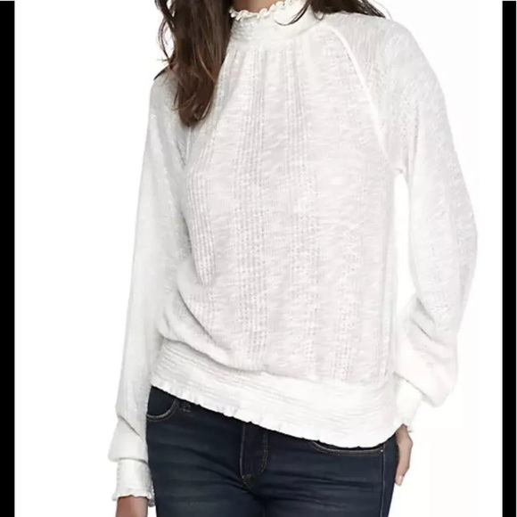 Free People Tops - Free people long sleeve boulevard Textured top